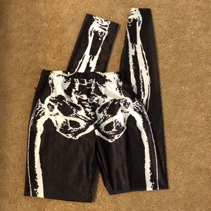 Skeleton leggings